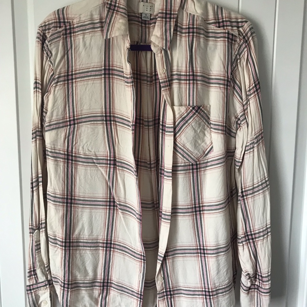 Plaid button up
